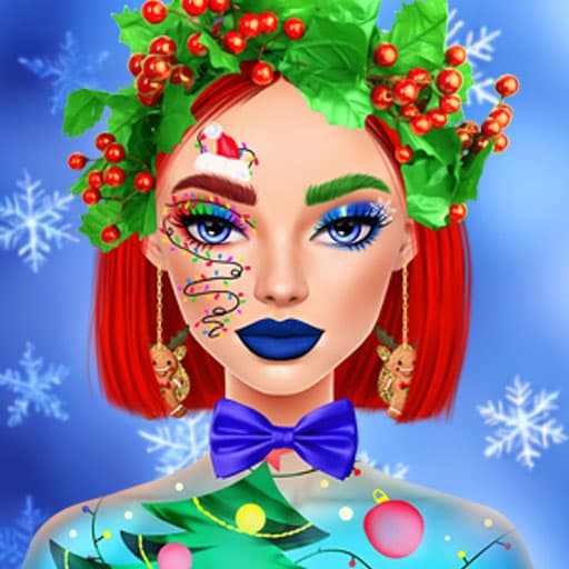 Ellie Christmas Makeup Image