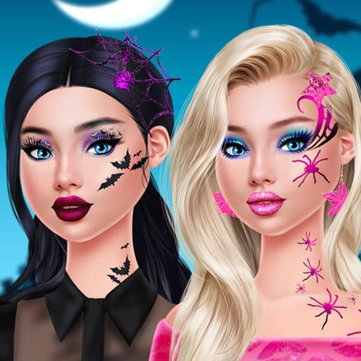 Pop Culture Halloween Makeup Image