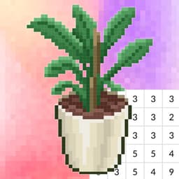 Coloring by Numbers. Pixel Rooms
