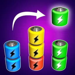 Brain Game Battery Color Sort Puzzle