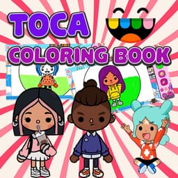 Toca Life Coloring Book