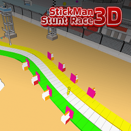 StickMan Stunt Race 3D